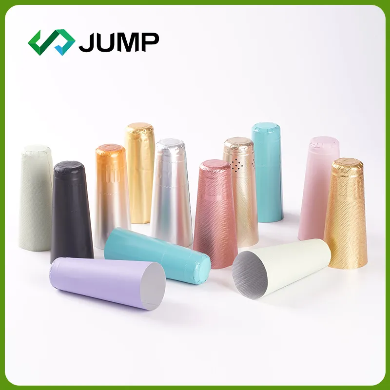 Càpsules de paper d'alumini de xampany per a vi escumós